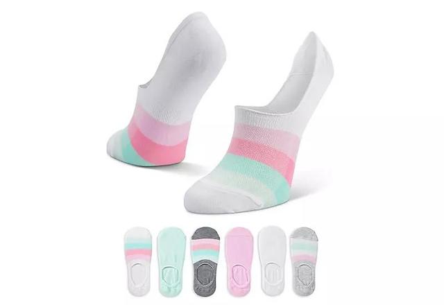 Sof Sole Womens Mesh Blocked Liner Socks 5 Pairs Product Image