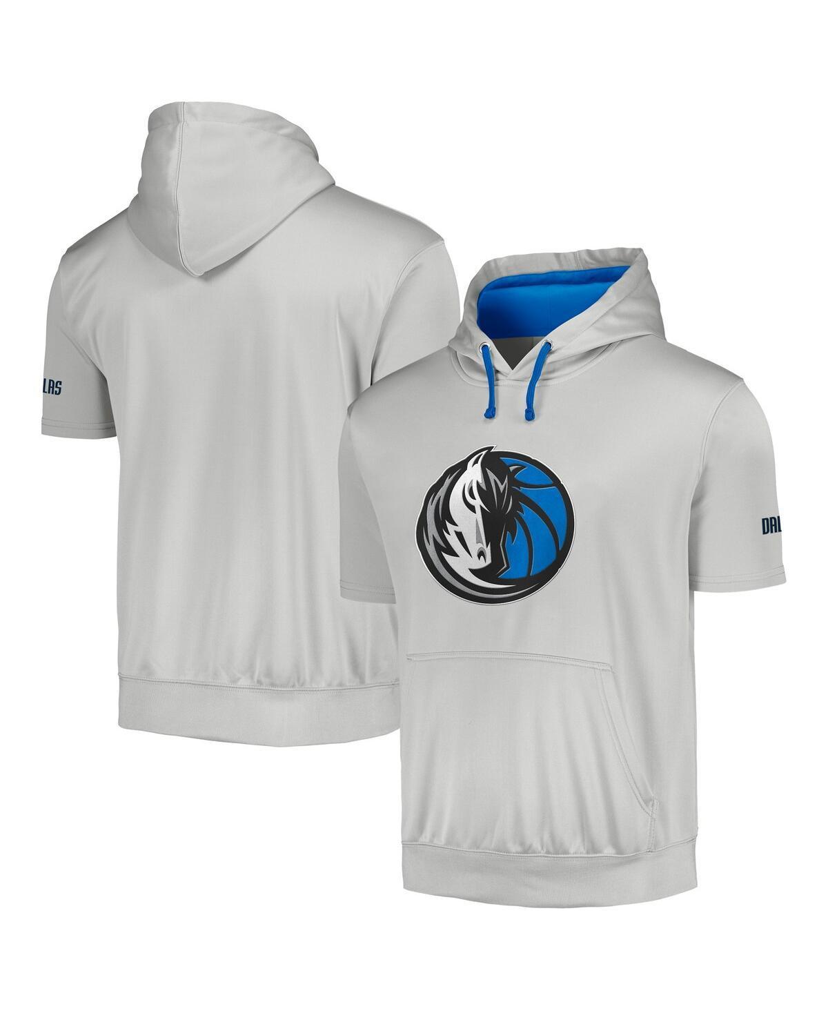 Mens Fanatics Silver Dallas Mavericks Big and Tall Logo Pullover Hoodie Product Image