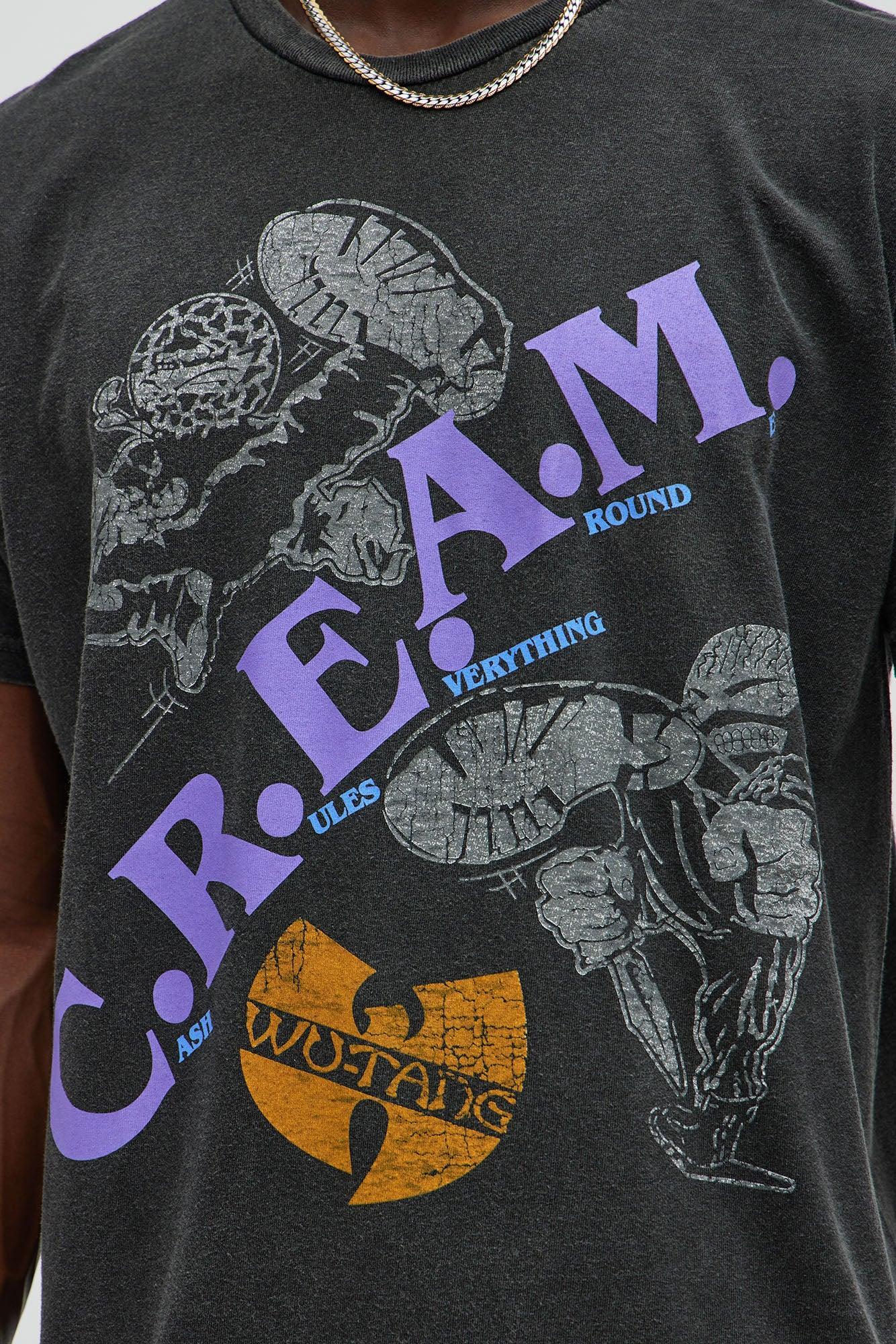 Wu Tang Clan C.R.E.A.M. Oversized Short Sleeve Tee Product Image