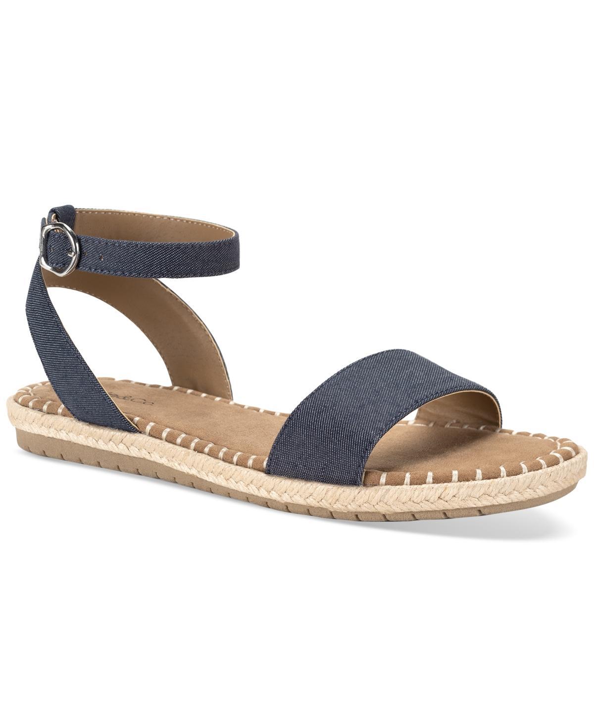 Style & Co Womens Peggyy Ankle-Strap Espadrille Flat Sandals, Created for Macys Product Image