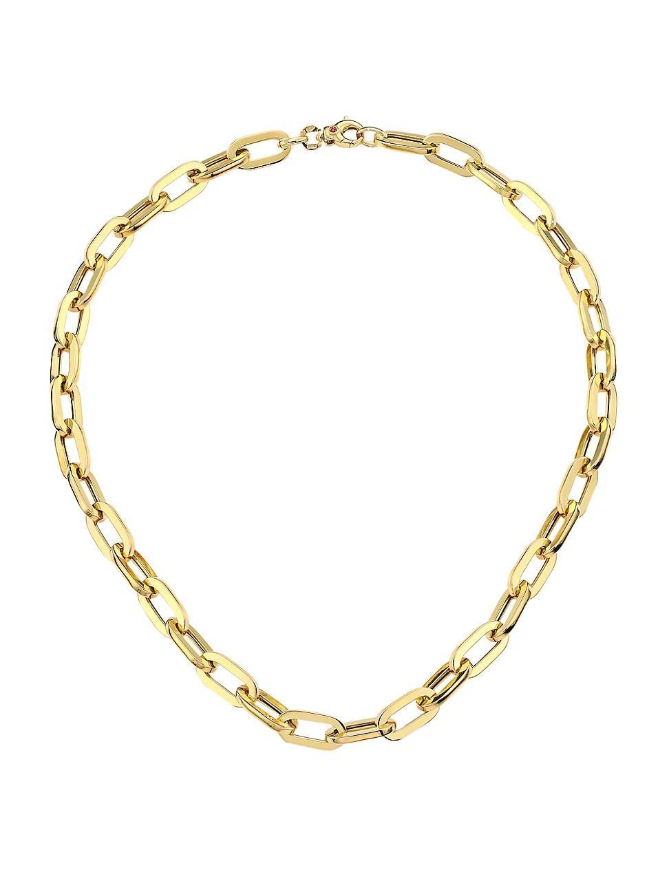 Roberto Coin Oro Classic Chain Collar Necklace Product Image