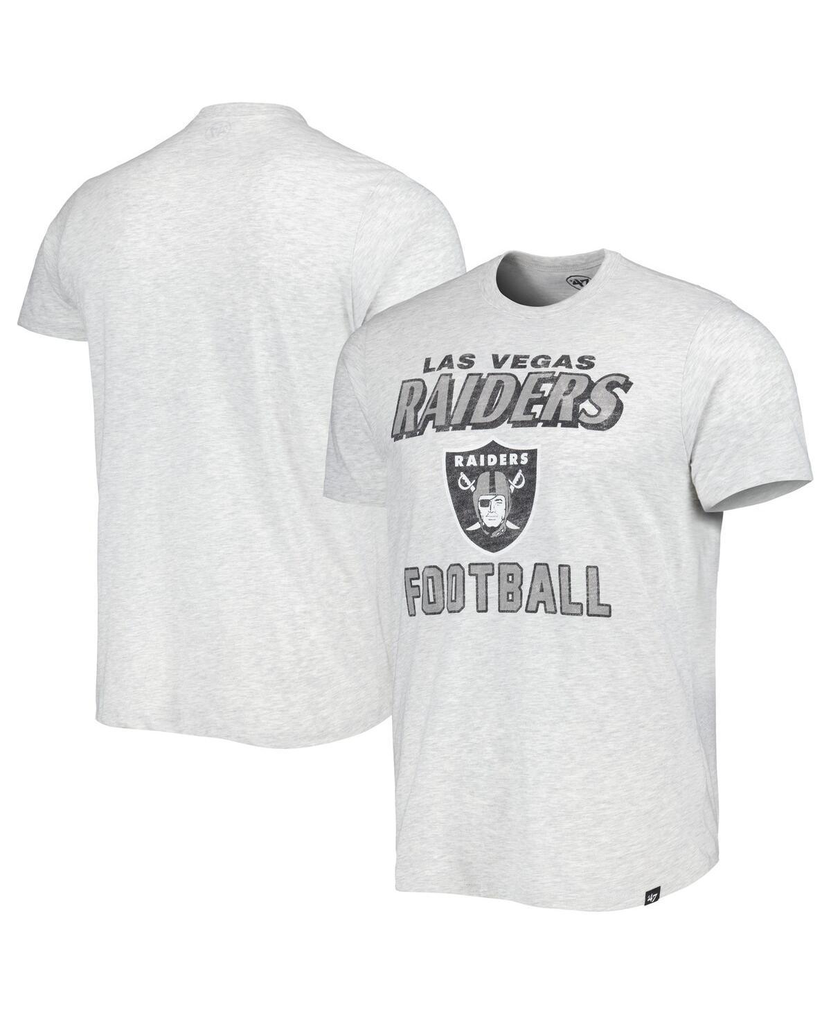 Mens 47 Heathered Gray Las Vegas Raiders Dozer Franklin Lightweight T-Shirt Product Image