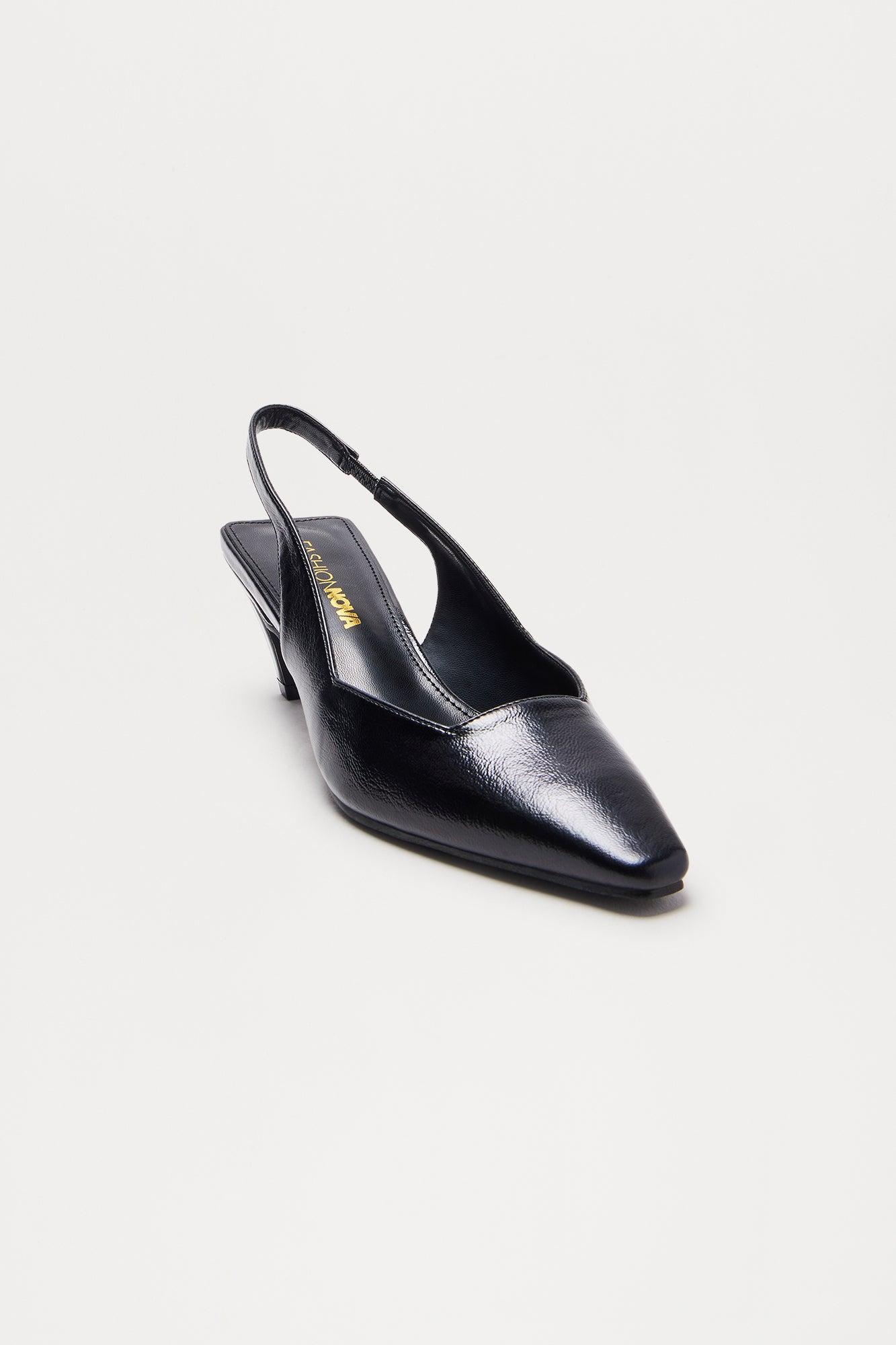 Kamari Slingback Pumps - Black Product Image