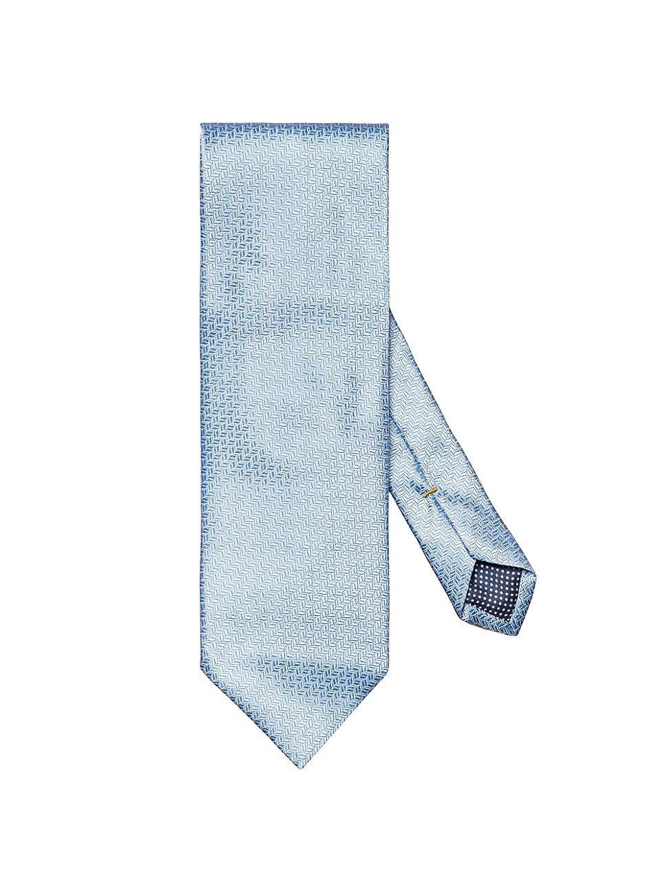 Mens Geometric Silk Tie Product Image