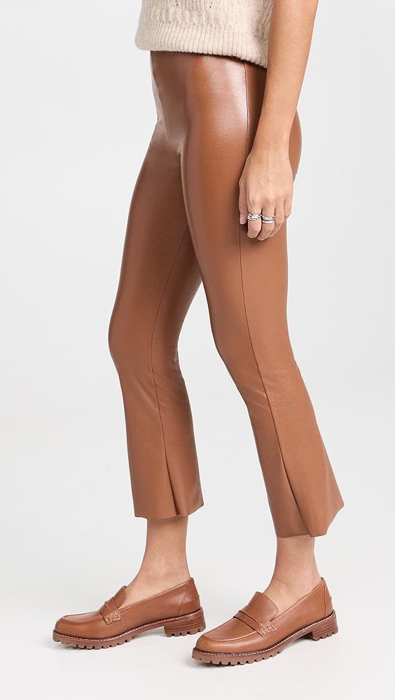 Commando Faux Leather Cropped Flare Pants | Shopbop Product Image