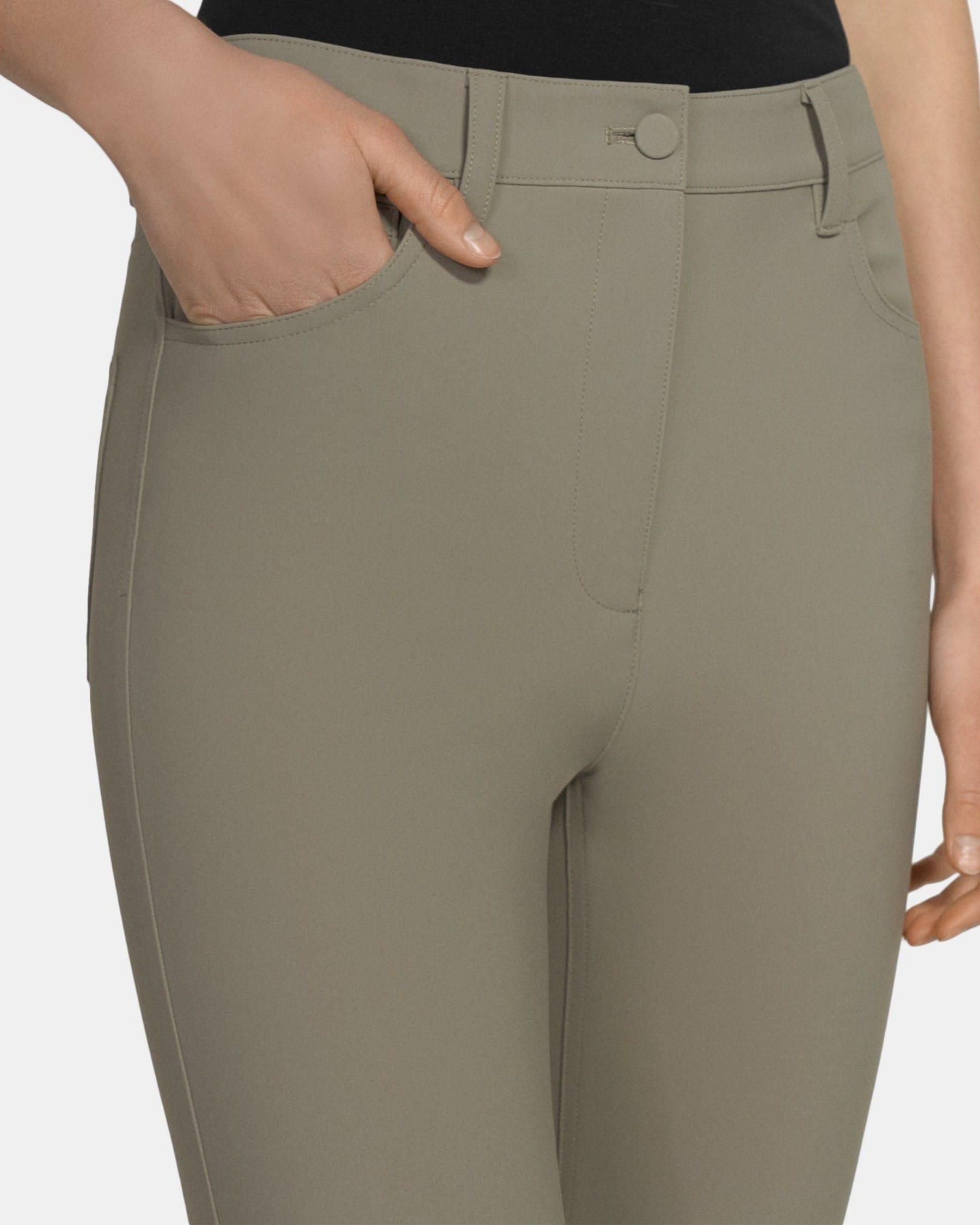 Slim Cropped Pant in Performance Knit Product Image