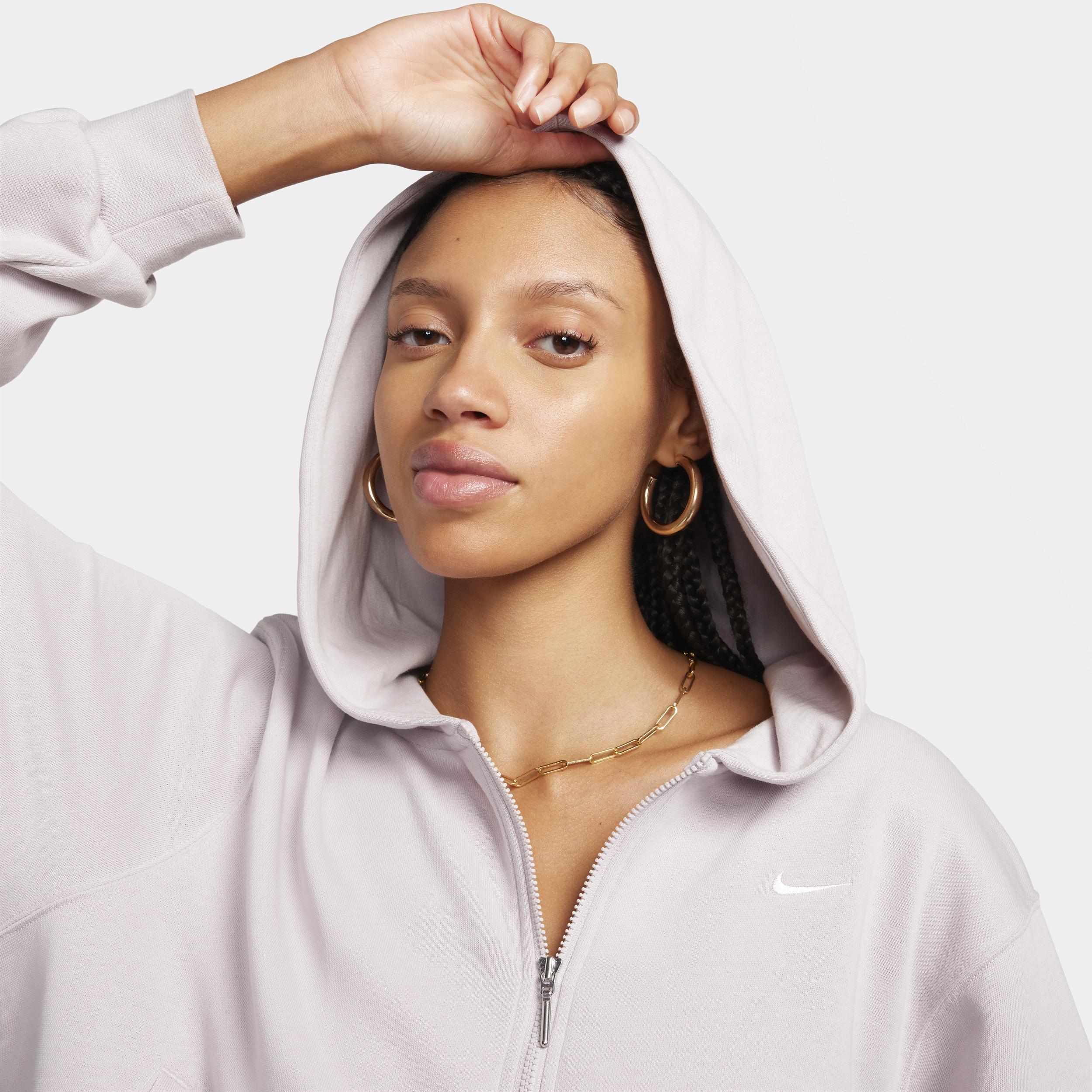 Women's Nike Sportswear Chill Terry Loose Full-Zip French Terry Hoodie Product Image