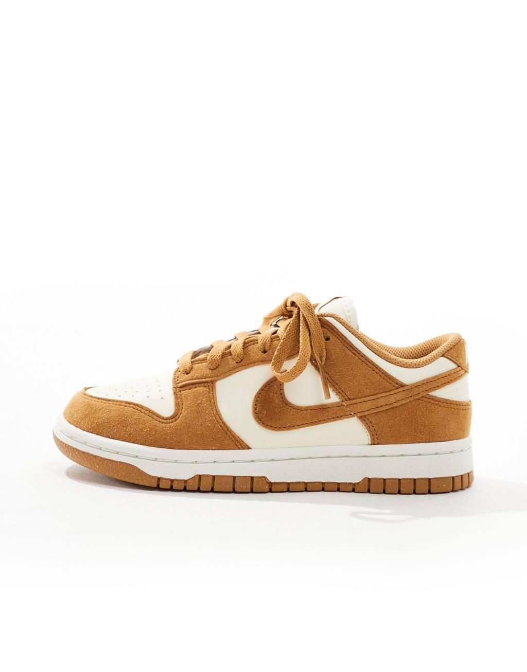 Nike Dunk Low sneakers in mustard Product Image