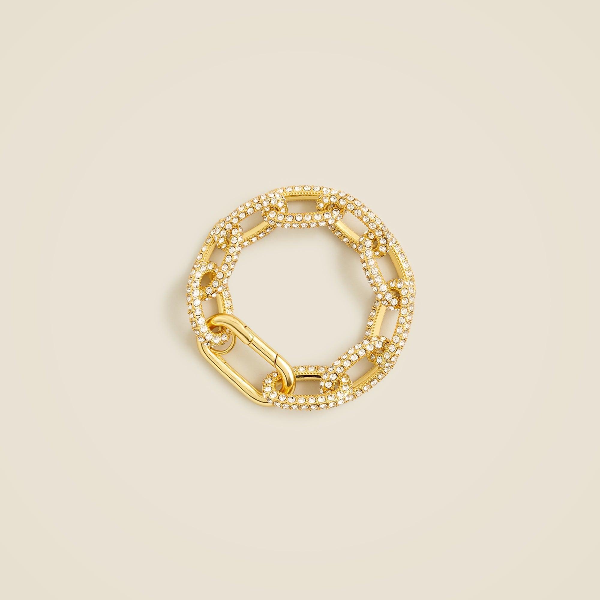 Chainlink bracelet with pavé crystals Product Image