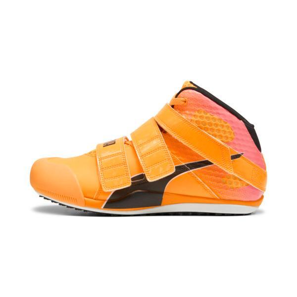 PUMA evoSPEED Javelin Elite 2.0 Men's Track and Field Shoes in Sun Stream/Sunset Glow/Black Product Image