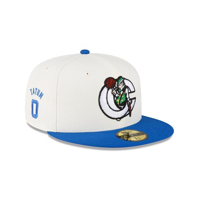 Boston Celtics X Concepts X Jayson Tatum Chrome Blue 59FIFTY Fitted Hat Male Product Image