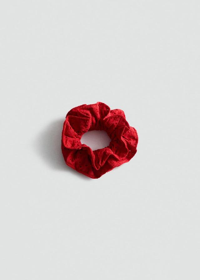 MANGO - Embroide maxi scrunchie - One size - Women Product Image