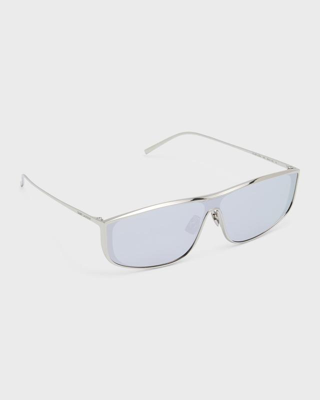 Luna Mirrored Zinc Alloy Shield Sunglasses Product Image