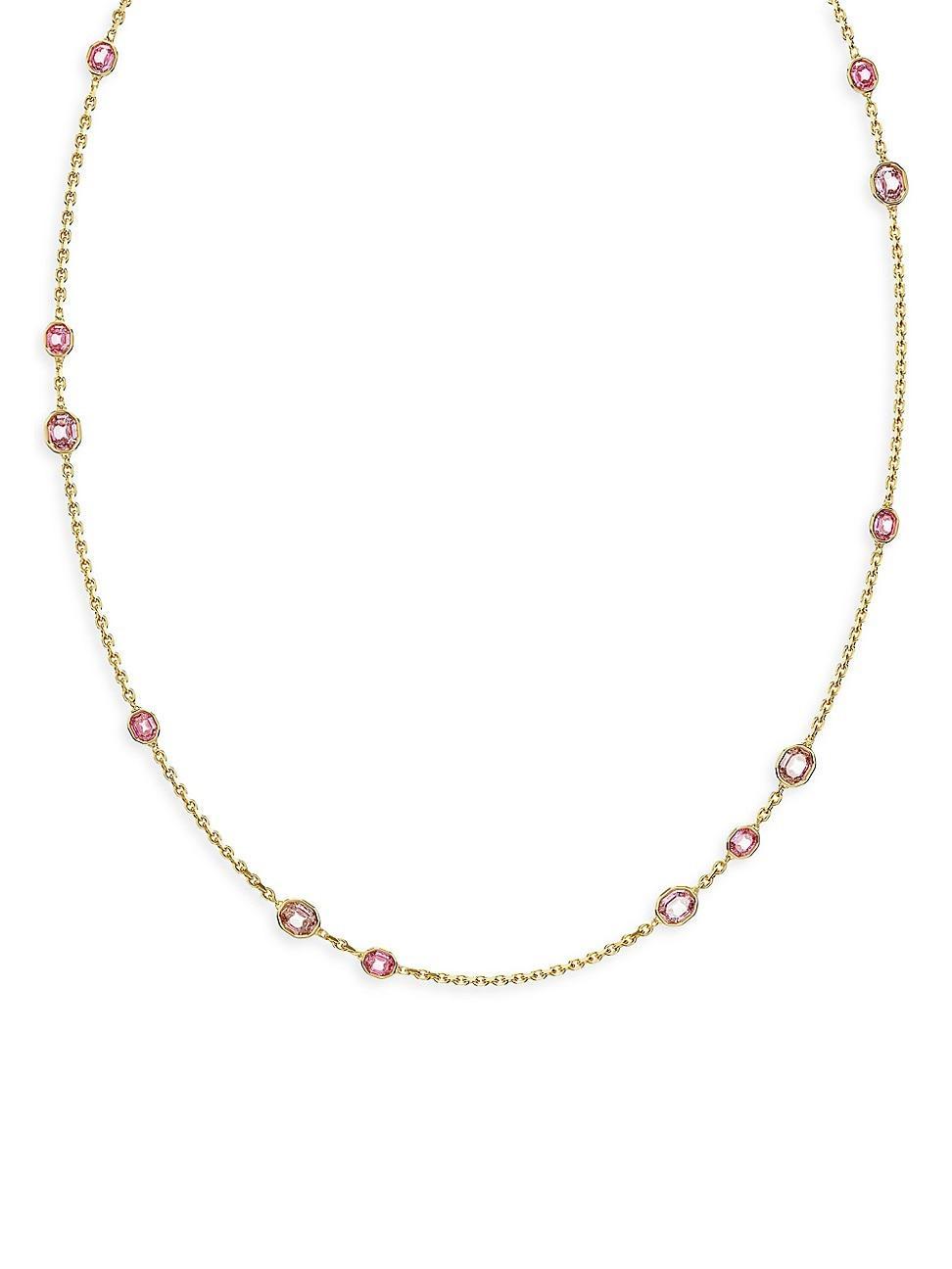 Womens Imber Goldtone & Crystal Long Strand Necklace Product Image