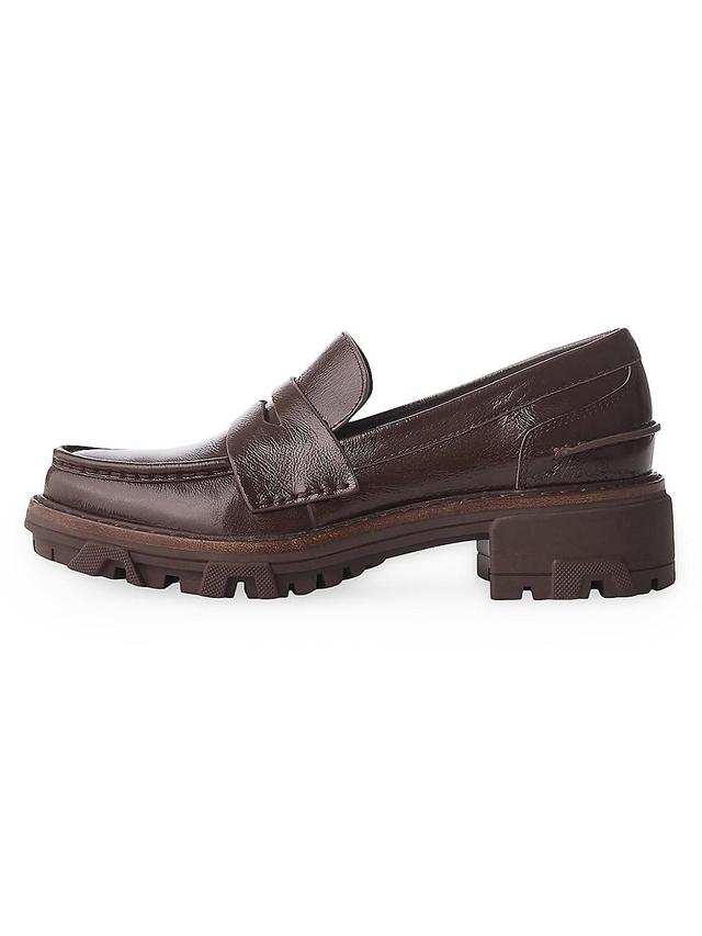 Womens Shiloh Leather Loafers Product Image