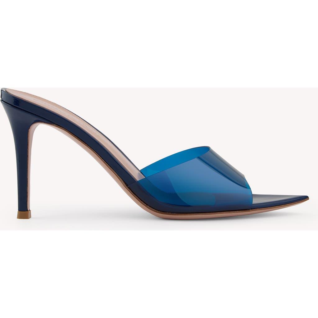 GIANVITO ROSSI Elle 85 Sandals In Blue Product Image