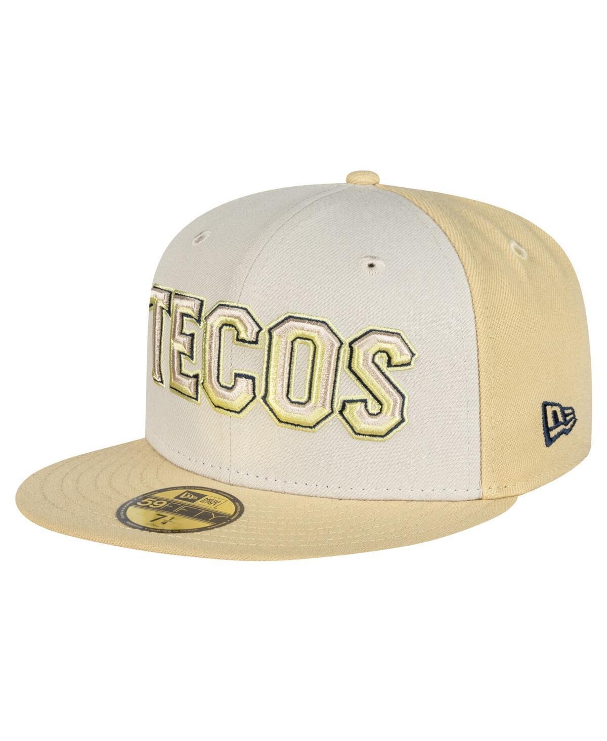 New Era Mens Khaki Tecolotes Laredos Mexico League On Field 59FIFTY Fitted Hat - Khaki, Tan Product Image