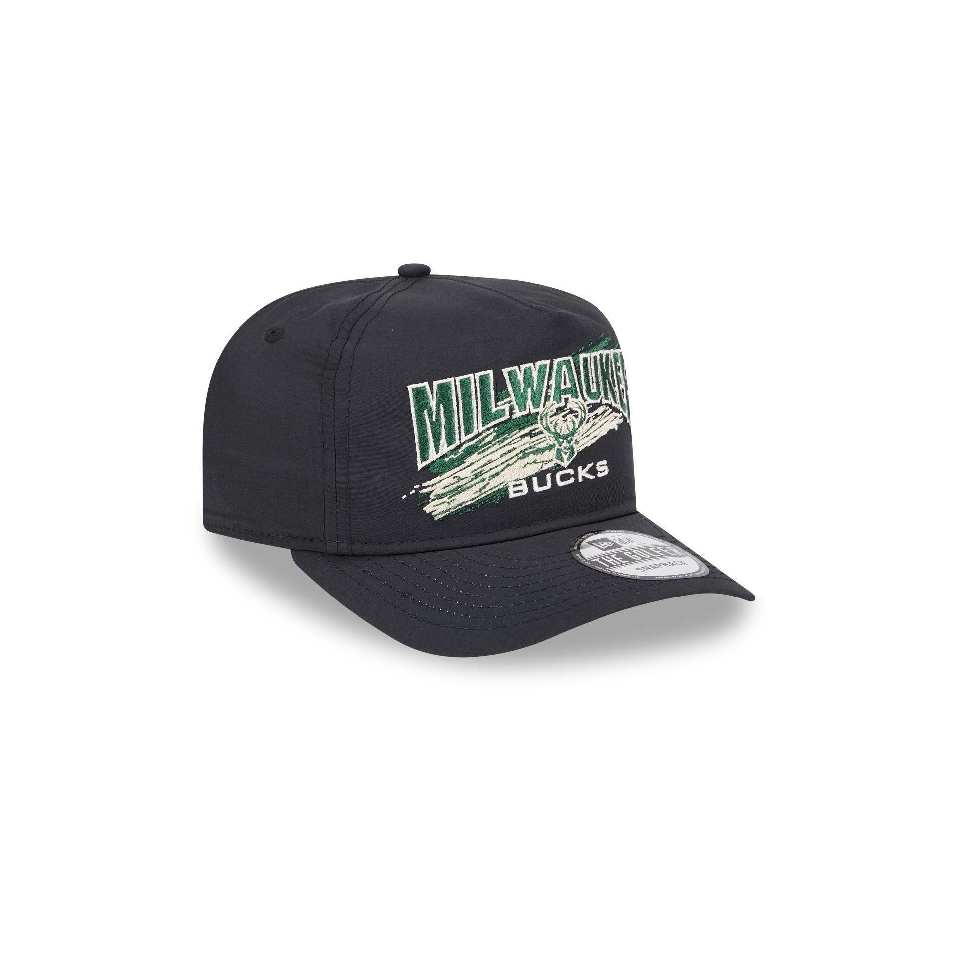 Milwaukee Bucks Throwback Brush Golfer Hat Male Product Image