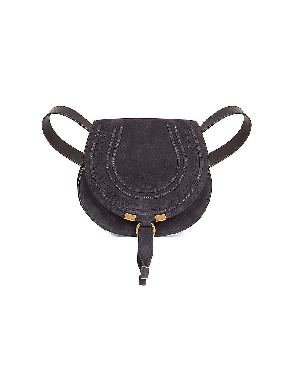 Marcie Small Crossbody Bag in Suede Product Image