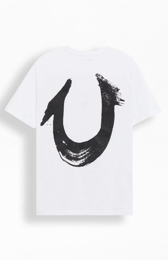 True Religion Mens Relaxed Painted Horseshoe T-Shirt Product Image