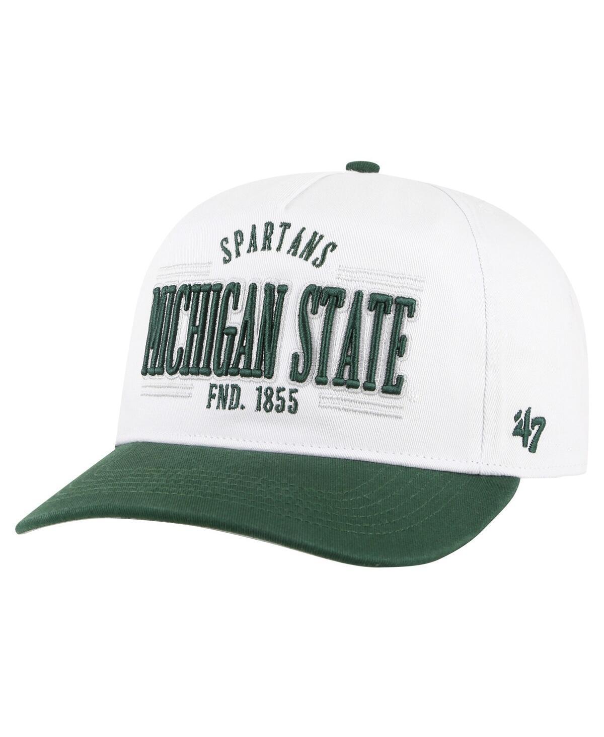 Mens 47 Brand White Michigan State Spartans Streamline Hitch Adjustable Hat Product Image