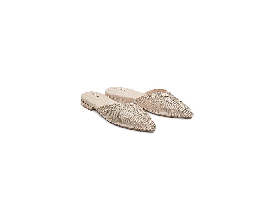 Birdies Swan Leather Mule Woven) Women's Slippers Product Image