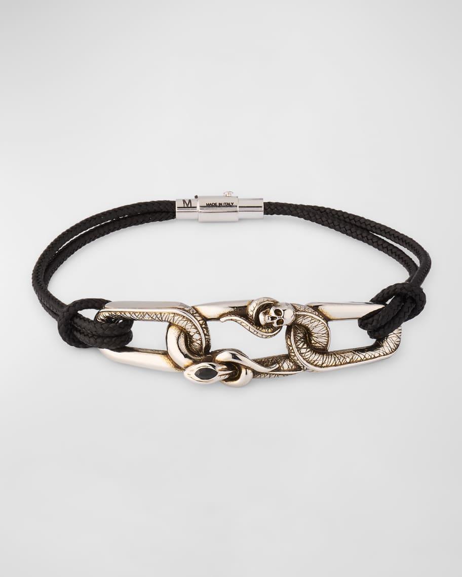 Men's Snake Friend Cord Bracelet Product Image