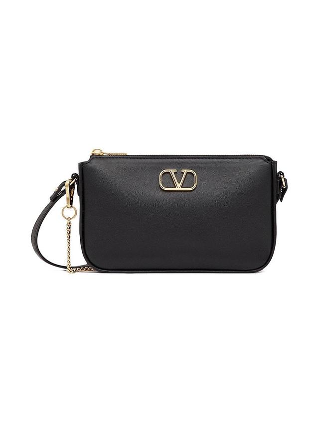 Womens Mini Vlogo Signature Calfskin Crossbody Bag Product Image