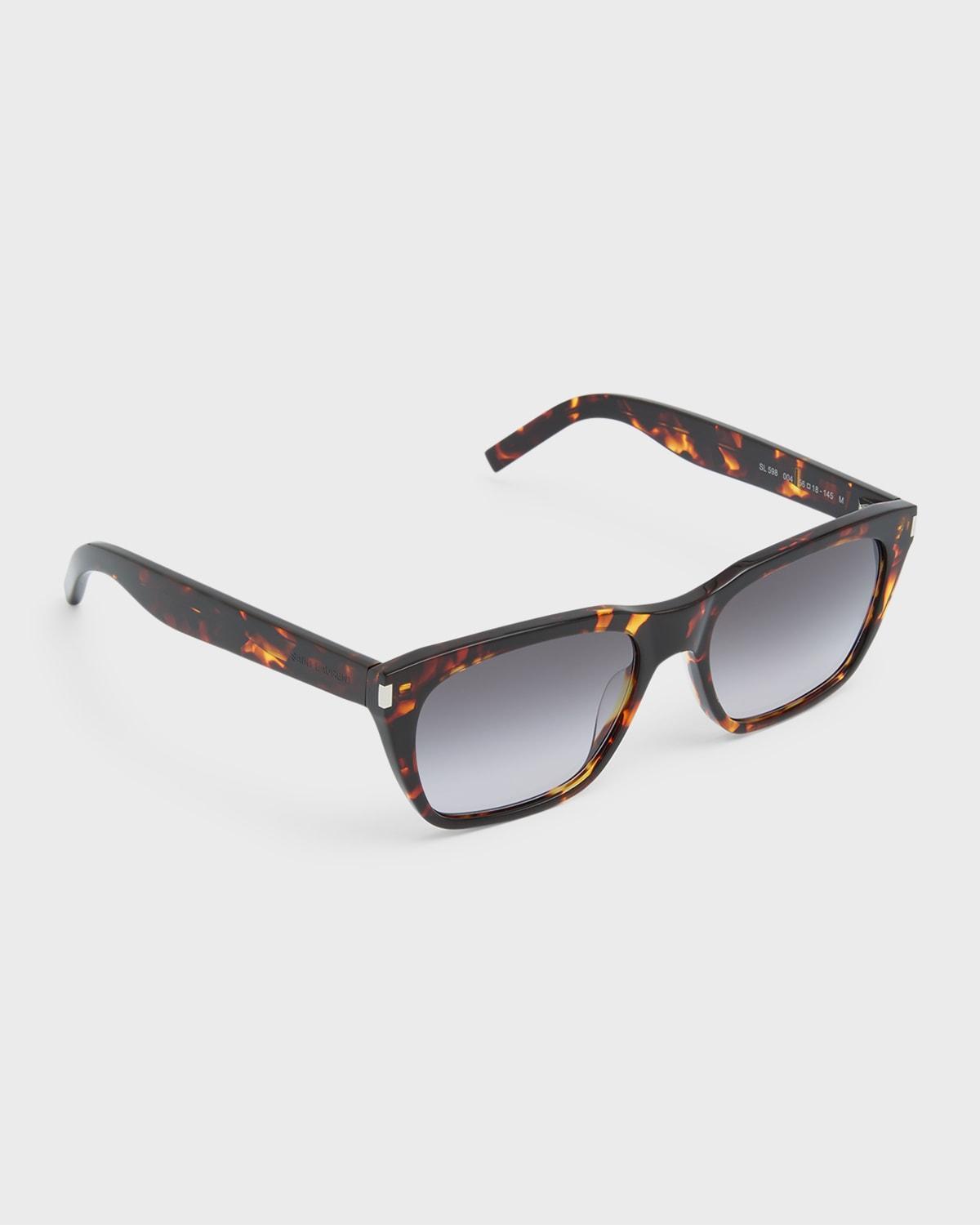 Mens SL 5980 Acetate Rectangle Sunglasses Product Image