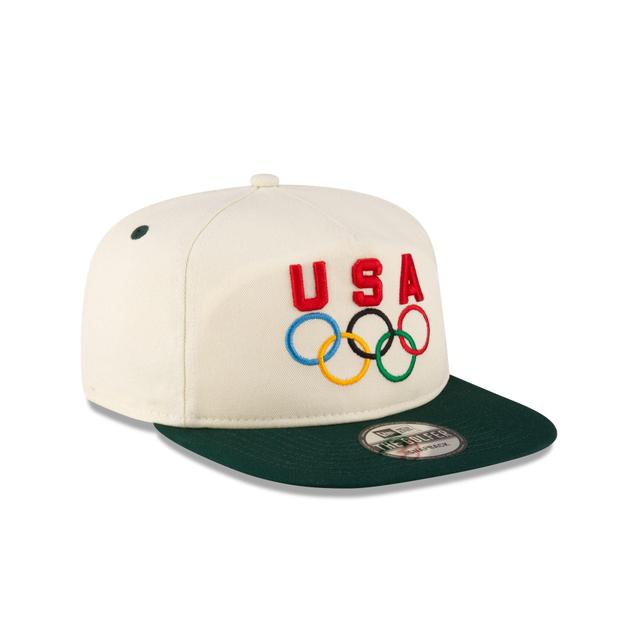 Team USA Chrome Green Golfer Hat Male Product Image