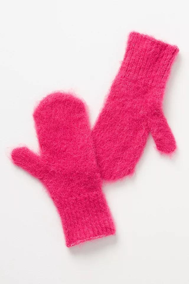 By Anthropologie Brushed Cozy Mittens Product Image