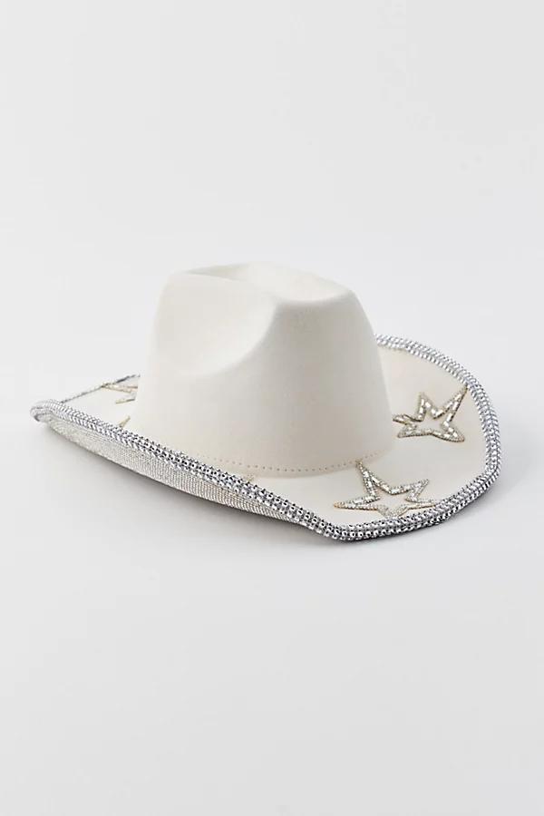 8 Other Reasons Star Deco Trim Cowboy Hat Womens at Urban Outfitters product image