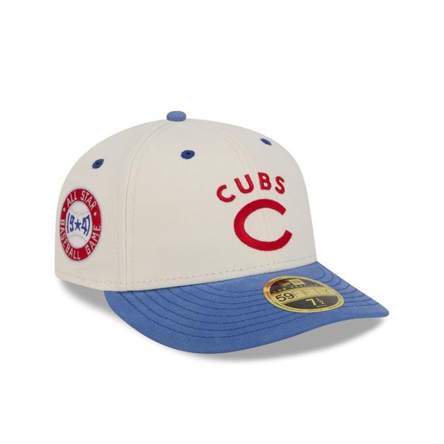 Chicago Cubs Vintage Stack Low Profile 59FIFTY Fitted Hat Male Product Image