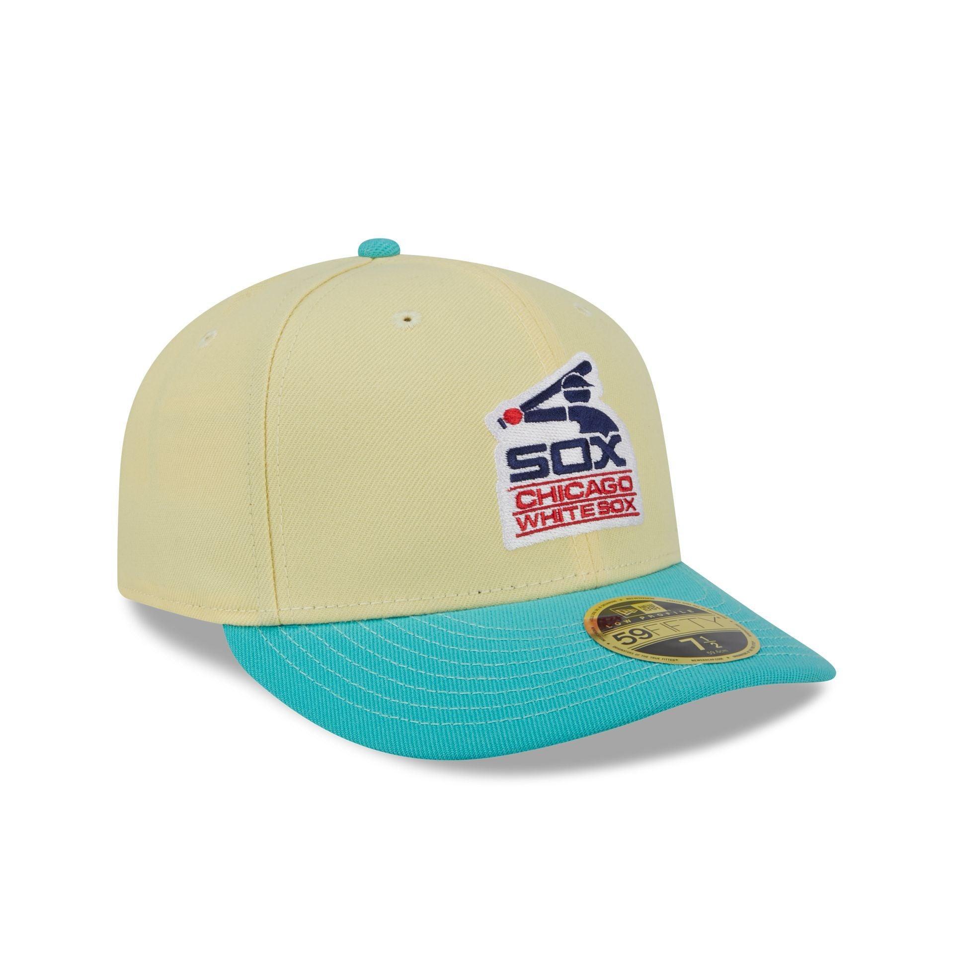 Chicago White Sox Soft Yellow Low Profile 59FIFTY Fitted Hat Male Product Image