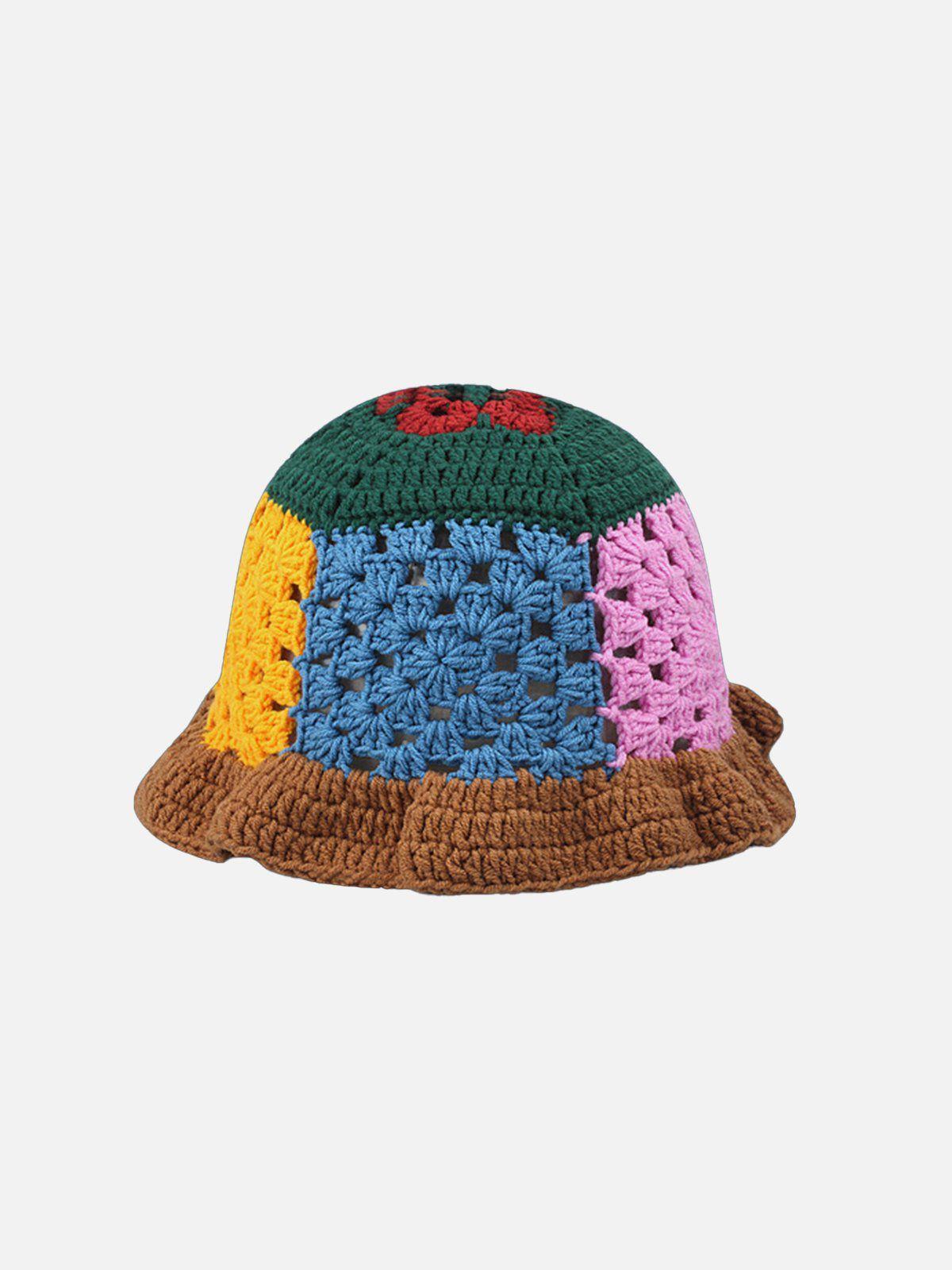 Handmade Crochet Open Knit Bucket Hat Product Image