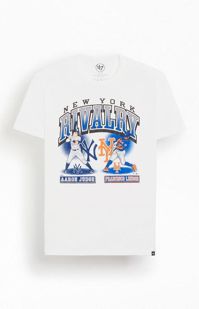 47 Brand Men's NY Yankees Mets Baseball Rivalry T-Shirt Product Image