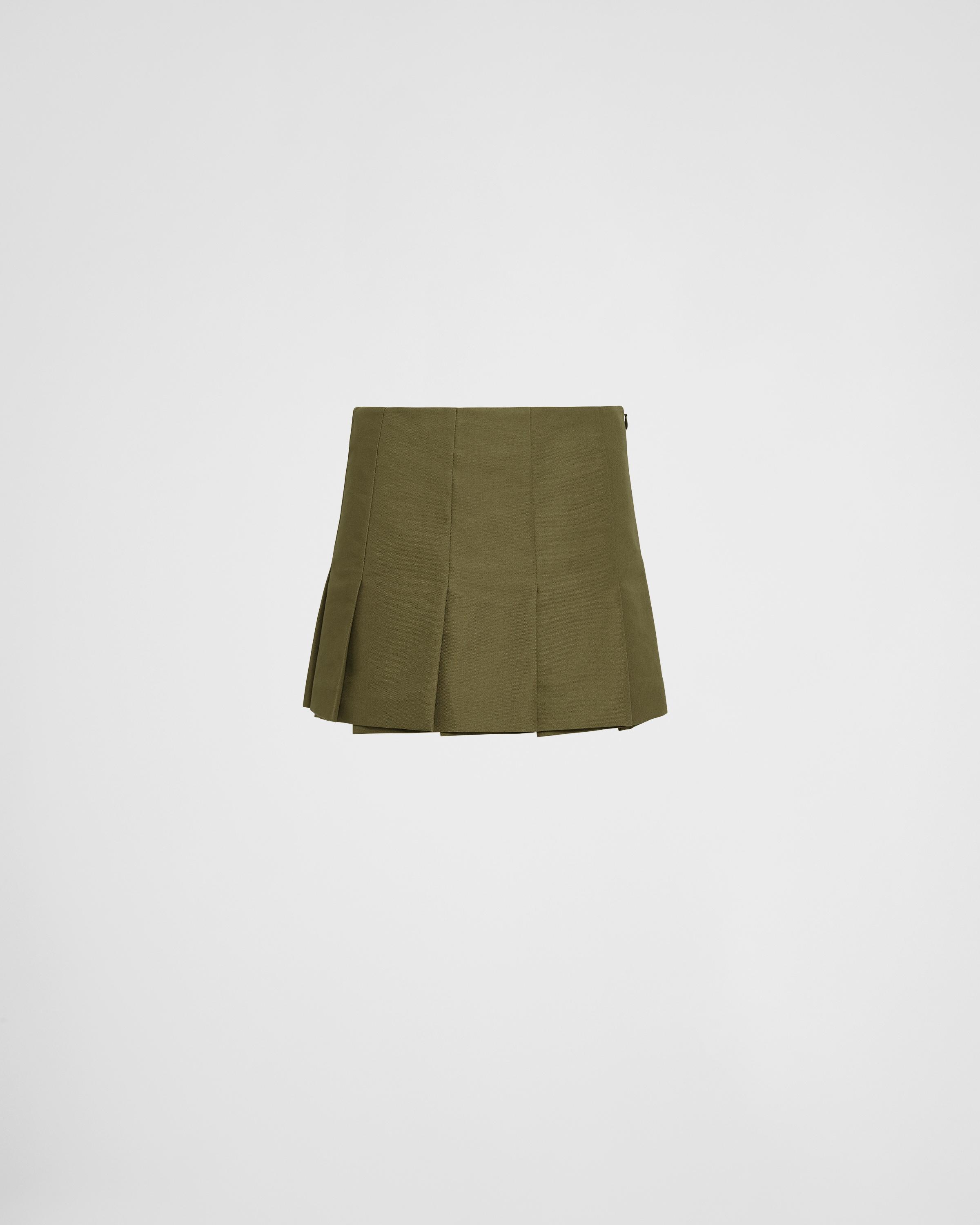 Technical canvas miniskirt product image