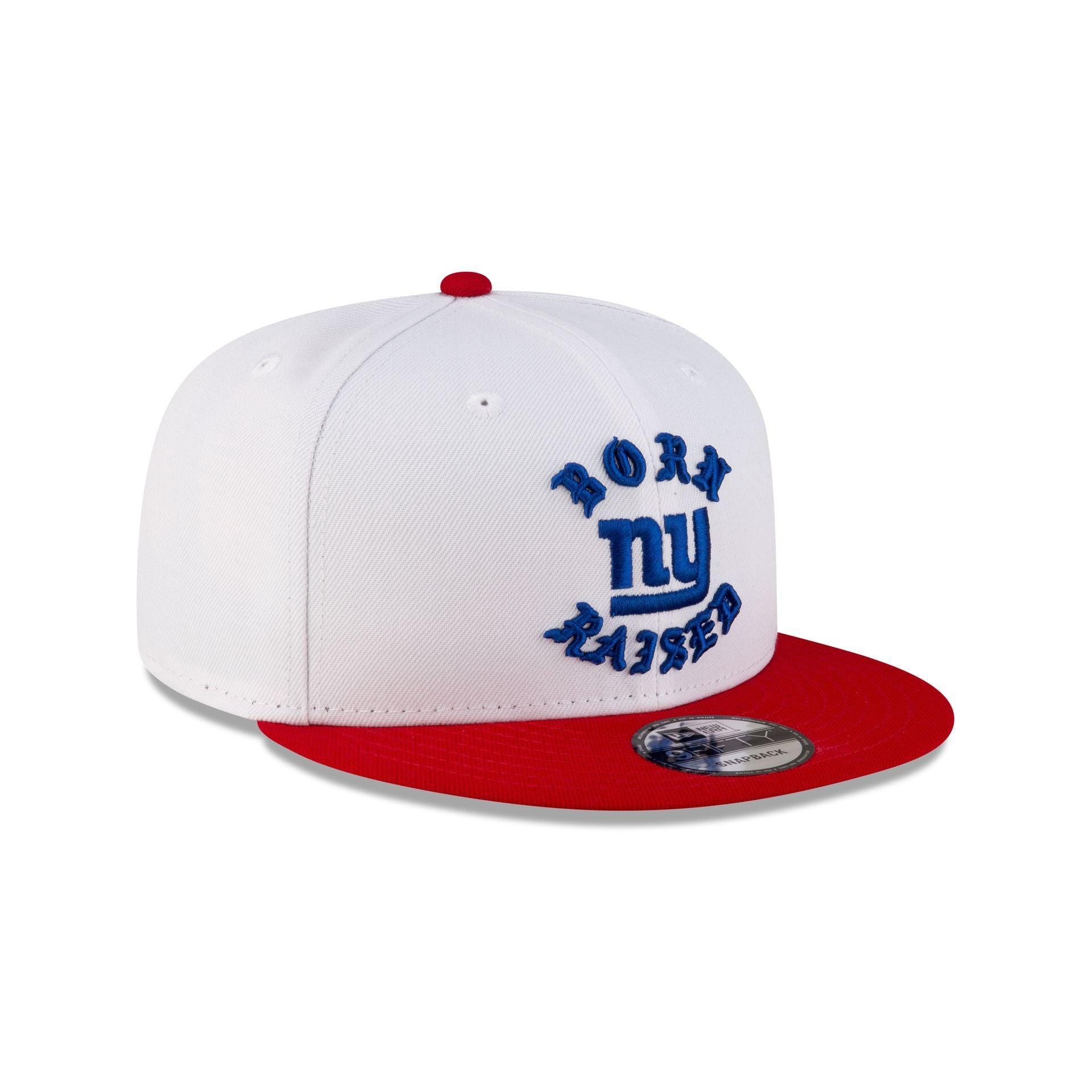 Born x Raised New York Giants White 9FIFTY Snapback Male Product Image