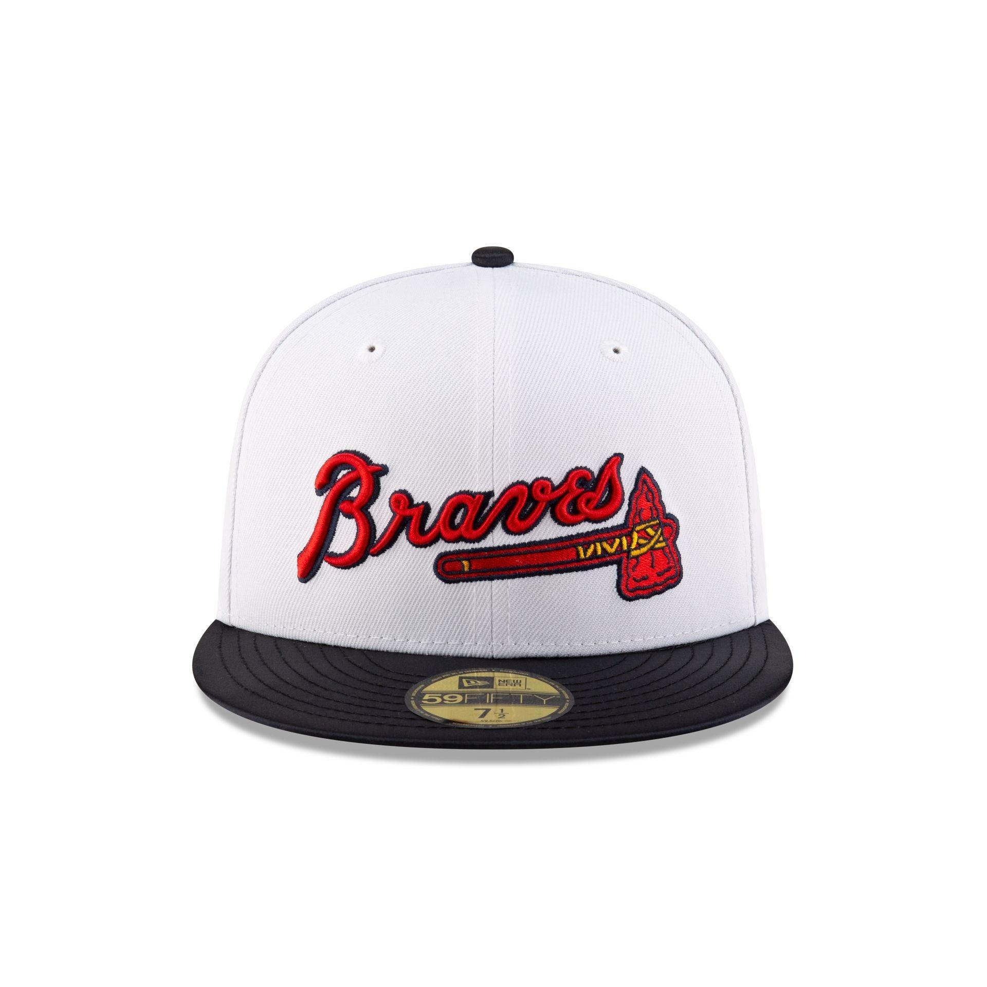 Just Caps Hall of Fame Atlanta Braves 59FIFTY Fitted Hat Male Product Image