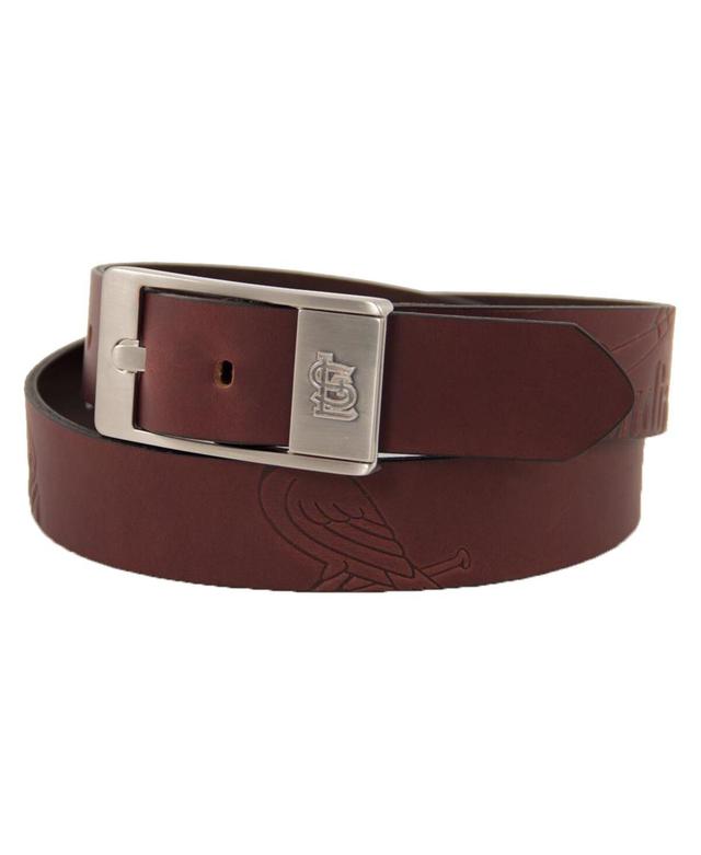 Mens Brown St. Louis Cardinals Brandish Leather Belt Product Image