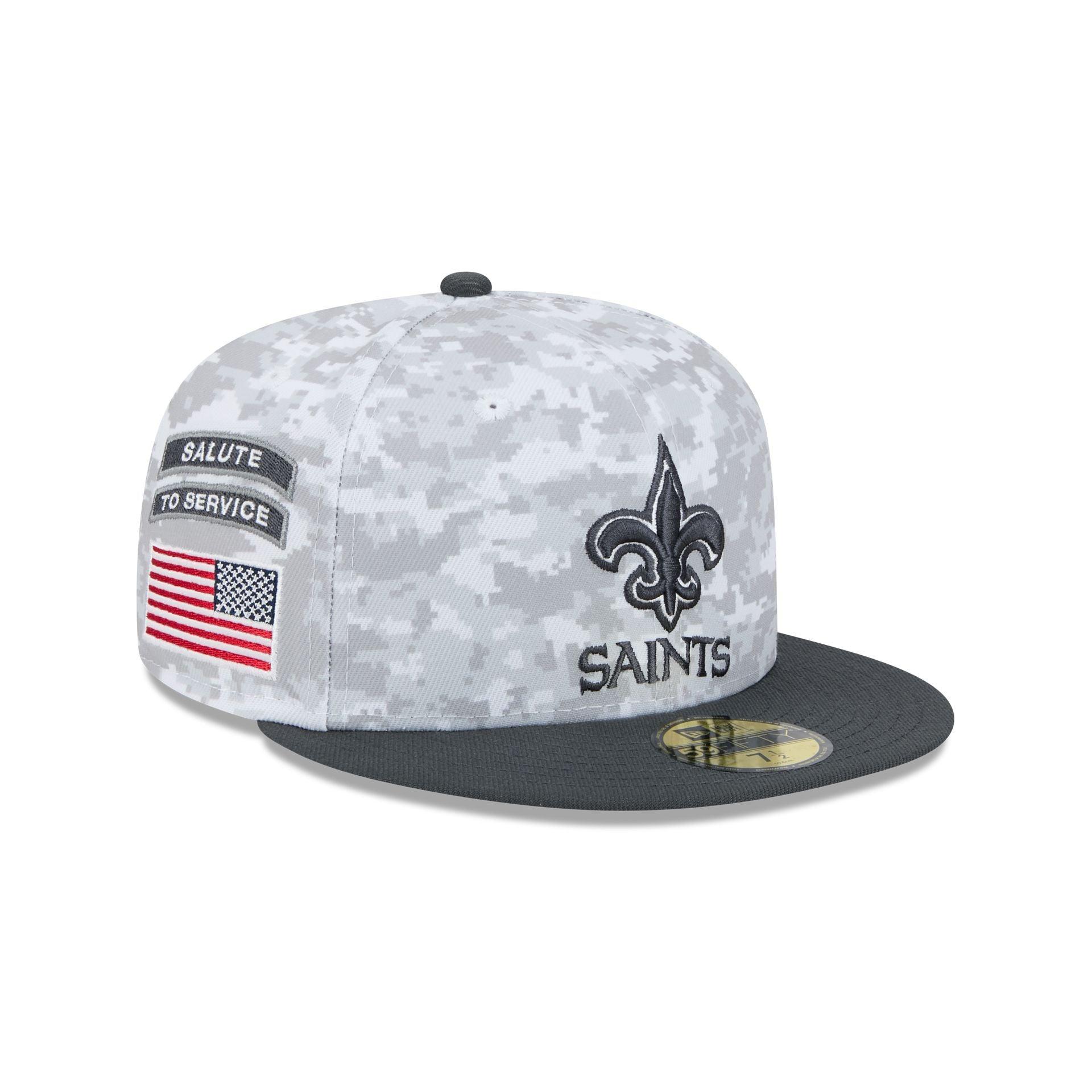 New Orleans Saints 2024 Salute to Service 59FIFTY Fitted Hat Male Product Image