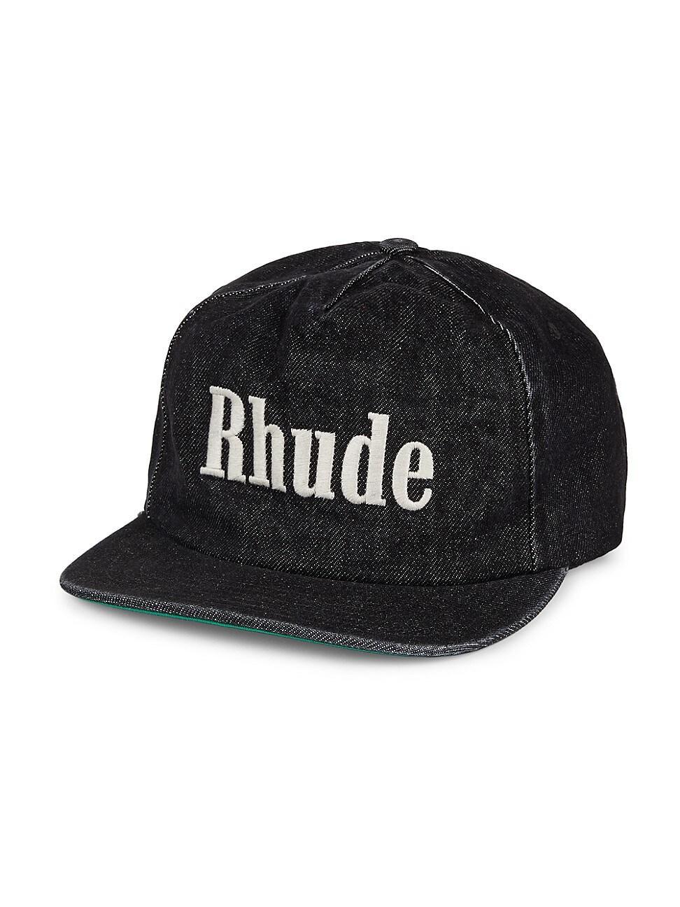 Mens Embroidered Logo Denim Cap Product Image