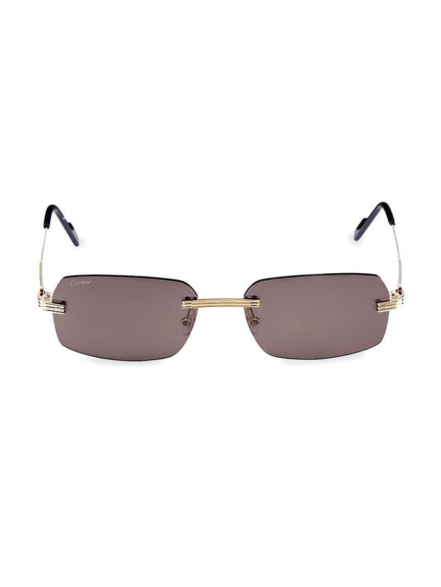 Mens Core Range 58MM Rectangular Sunglasses Product Image