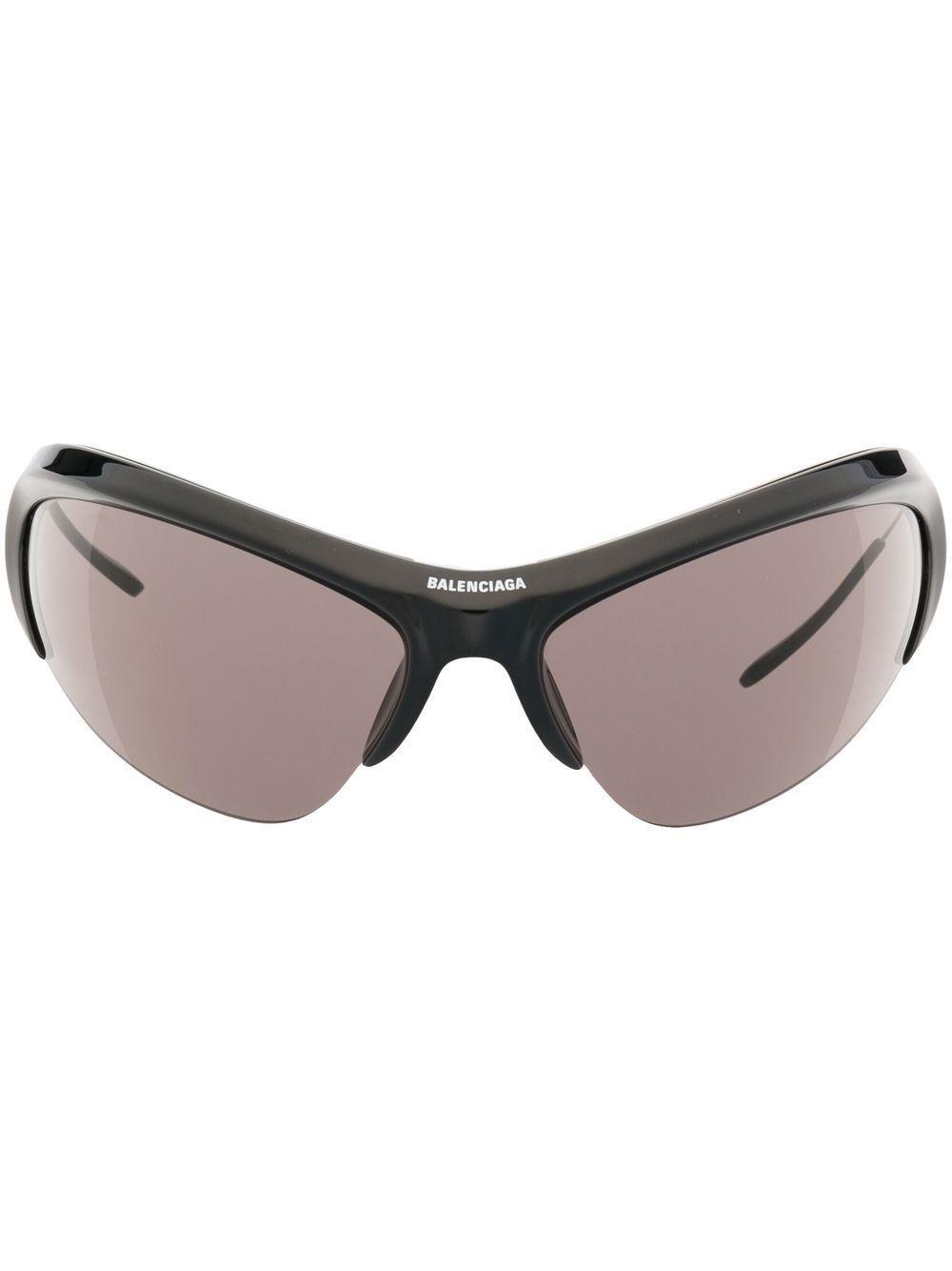 BALENCIAGA Bat Cat-eye Sunglasses In Black Product Image