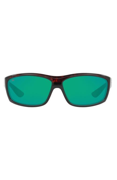 Costa Del Mar Pargo 60mm Mirrored Polarized Square Sunglasses Product Image