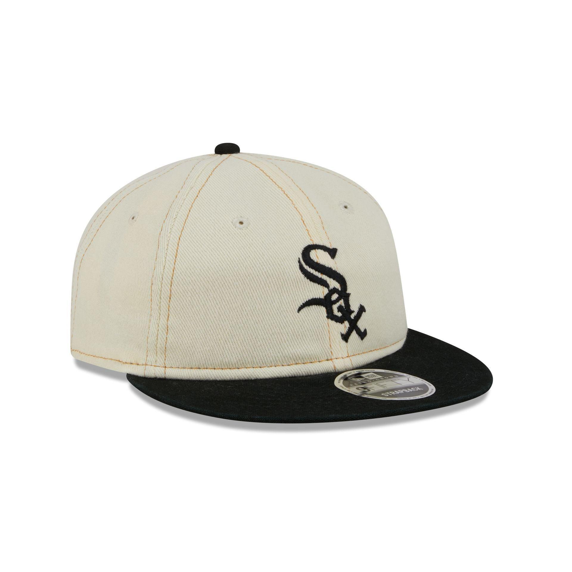 Chicago White Sox Chrome Denim Retro Crown 9FIFTY Adjustable Hat Male Product Image