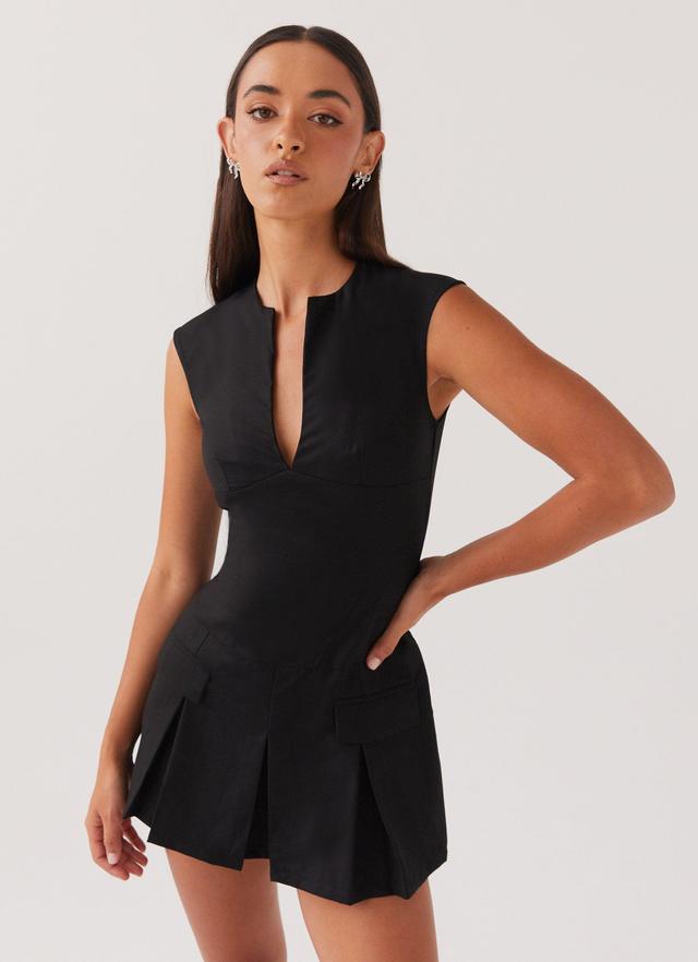 Cassia Mini Dress - Black Product Image