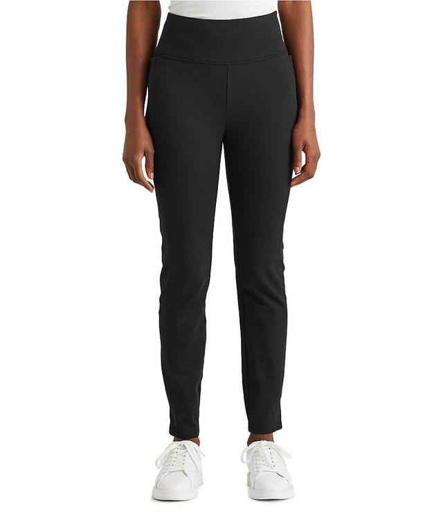 Lauren Ralph Lauren Stretch Cotton-Blend Pull-On Straight Pants Product Image