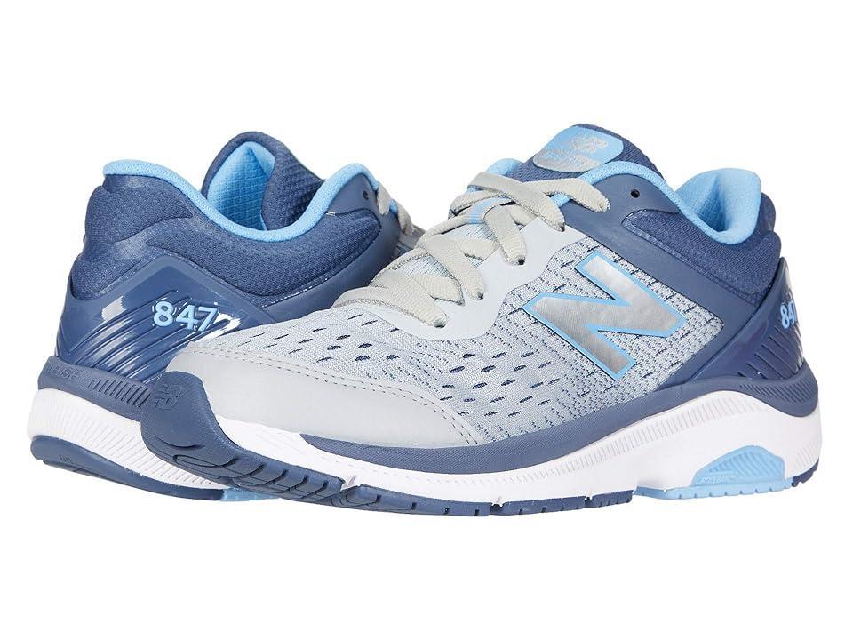 New Balance 847v4 (Light Aluminum/Vintage Indigo) Women's Shoes Product Image