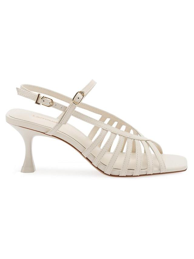 Womens Leandra 65MM Leather Sandals Product Image